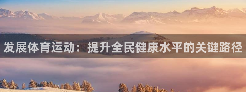 一竞技官网下载官方客服电话：发展体育运动：提升全民健康水平的